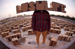 Wearable Cardboard Typography