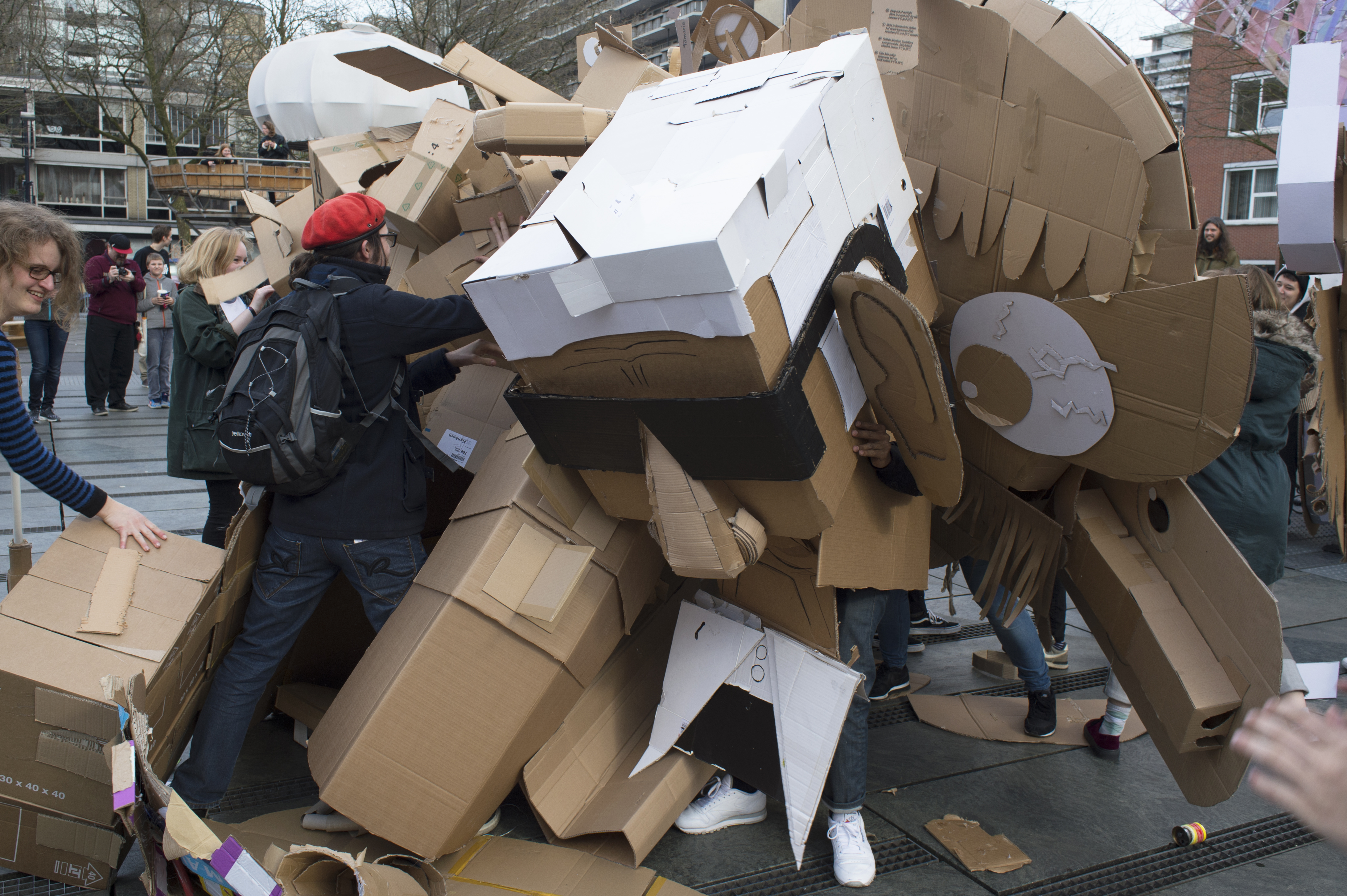 Workshop Cardboarding @ WDKA Rotterdam / Motel Mozaique